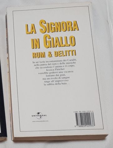 LA SIGNORA IN GIALLO, RUM & DELITTI e ASSASSINIO A BORDO, PRIME EDIZIONI. - Foto 3