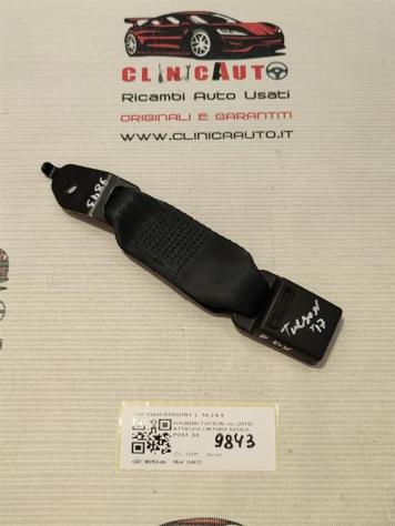 AGGANCIO CINTURA DI SICUREZZA POSTERIORE HYUNDAI Tucson serie 89845-D7000TRY DX (15)