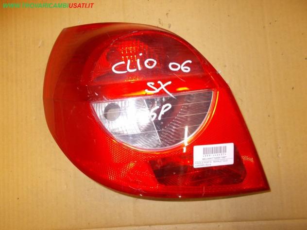 FANALE POST.S. RENAULT CLIO (C65/B65) Storia Parti elettriche Fanaleria Fanali Fanale post. sx. RENAULT - CLIO II STORIA - 01-02-2006 - 01-12-2011
