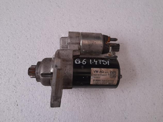 MOTORINO D' AVVIAMENTO VOLKSWAGEN Golf 6 Berlina 02Z911023E benzina 1.4 (0812)