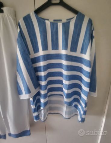 Completo bianco e azzurro - Foto 2