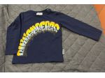Magliettina Bikkembergs Taglia 24 Mesi/92 cm Colore Blu Notte con Logo Graffiti