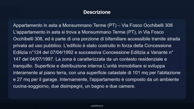 Immobile in asta di 101 m², box auto in vendita a Monsummano Terme - Foto 8