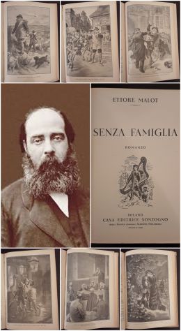 SENZA FAMIGLIA, ETTORE MALOT, CASA EDITRICE SONZOGNO 1948.