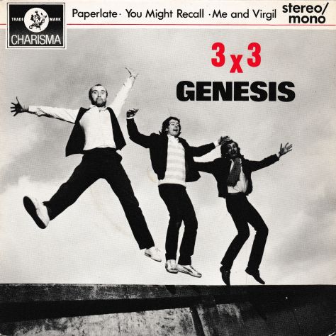 GENESIS - 3 X 3 Paperlate / You Might Recall / Me & Virgil - 7'' / 45 giri 1982