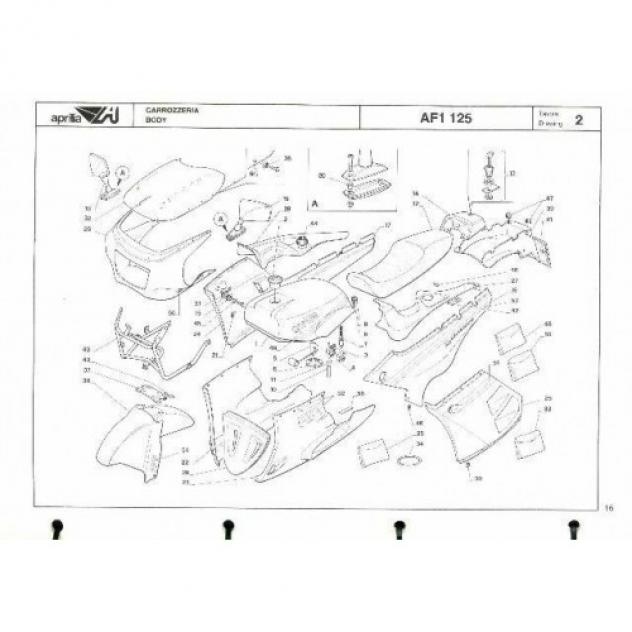 Catalogo ricambi in PDF per Aprilia AF1 125 - Foto 2