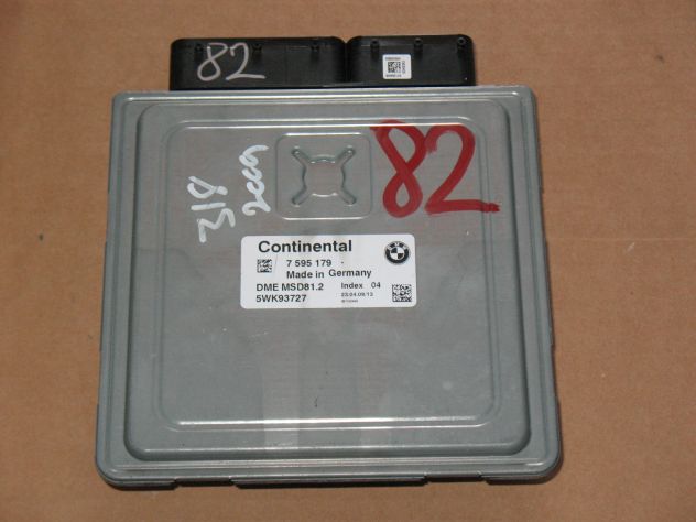 7595179 ECU CENTRALINA BMW CONTINENTAL 7595179 7 595 179 DME MSD81.2 5WK93727 - Foto 3