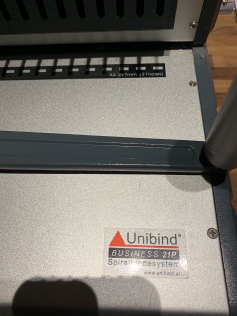 macchina professionale UNIBIND Business 21P - Foto 4