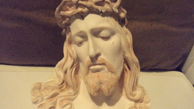 Gesu' Cristo - scultura in gesso anni 60 - Foto 3