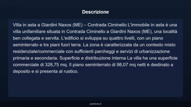 Immobile in asta di 328 m² con più di 5 locali in vendita a Giardini-Naxos - Foto 18