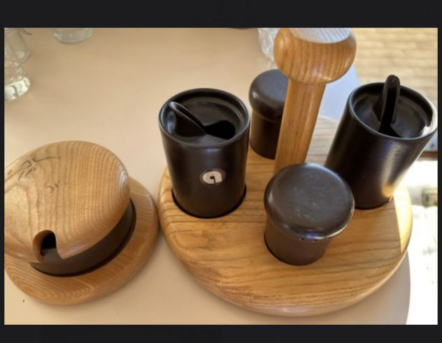 Sagaform Set Oliera E Acetiera In Vetro Con Tappi In Quercia – 2 Pezzi, Design Scandinavo, 8,5 Cm, Multicolore