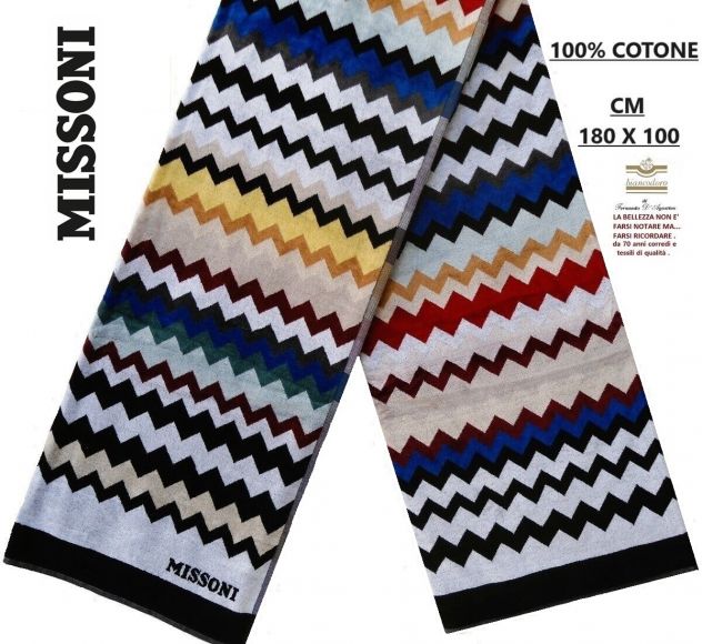 Teli spugna MISSONI , mare piscina bagno ecc. unisex varie misure e prezzi - Foto 10