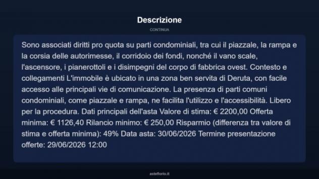 Immobile in asta di 4 m² in vendita a Deruta - Foto 5