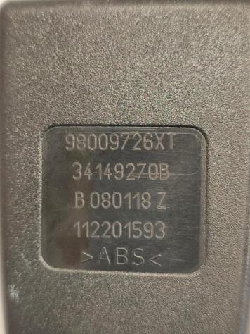 AGGANCIO CINTURA DI SICUREZZA ANT DX CITROEN C4 Cactus 98009726XT BH02 (1418) - Foto 2