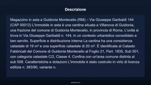Immobile in asta di 19 m² in vendita a Guidonia Montecelio - Foto 3