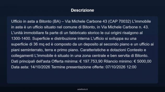Immobile in asta di 681 m² in vendita a Bitonto - Foto 10