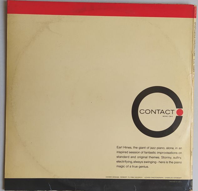 EARL HINES-Spontaneous Explorations-LP-Ed Contact Record New York-1964 - Foto 2