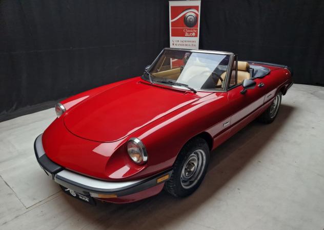 Alfa Romeo Spider 2.0 cc anno 1984 certificata ASI con C.R.S