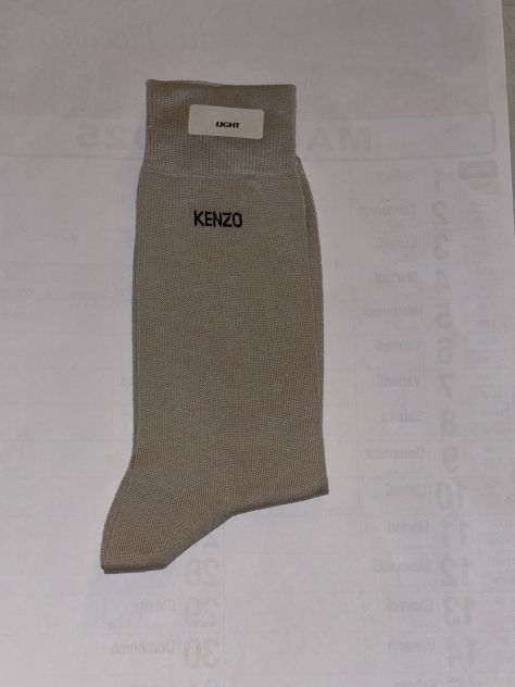CALZE NUOVE DA UOMO FIRMATE ORIGINALI”KENZO”MADE IN ITALY N’42-44 IN COTONE - Foto 2