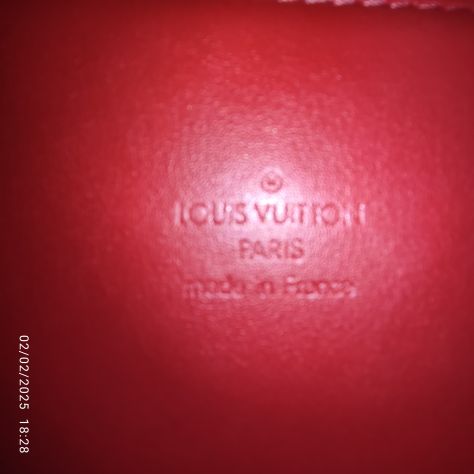 Pochette rossa in pelle Louis Vuitton - Foto 2