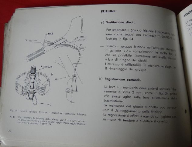 Manuale per stazioni di servizio Piaggio Vespa 50 - 125 -150 -180 vari modelli - Foto 3
