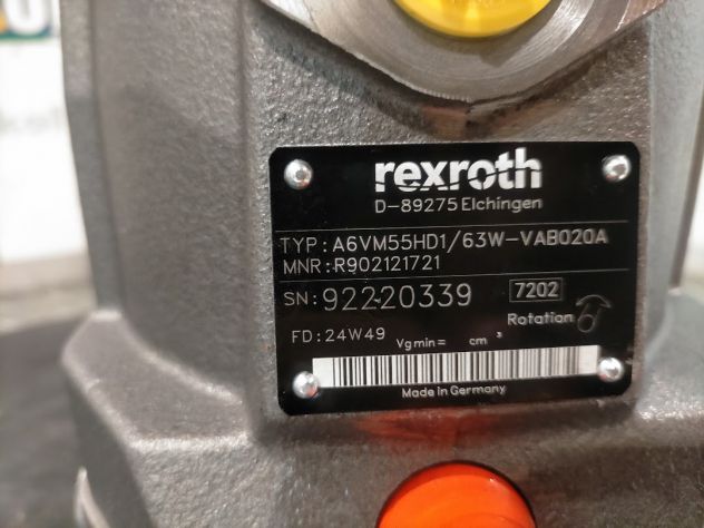 Motore Rexroth A6VM55HD1/63W-VAB020A - Foto 3