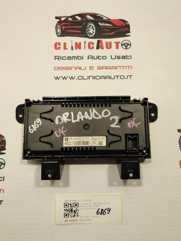 DISPLAY MULTIFUNZIONE COMPUTER DI BORDO CHEVROLET Orlando 1° Serie 95192371G (1014) - Foto 2