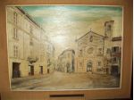 Olio su legno Vecchia Monza.