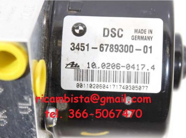 34516863354 BMW Serie 3 gruppo ABS pompa centralina