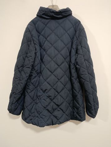 GIACCA LUNGA TRAPUNTATA DA DONNA XXL NERA ECO COLLECTION - Foto 2