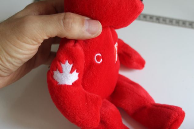 Pupazzo Hockey Salvino's Bammers Wayne Gretzky #99 Canada Cup 1999 peluche orso - Foto 3