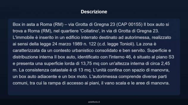Immobile in asta di 13 m² in vendita a Roma - Foto 4