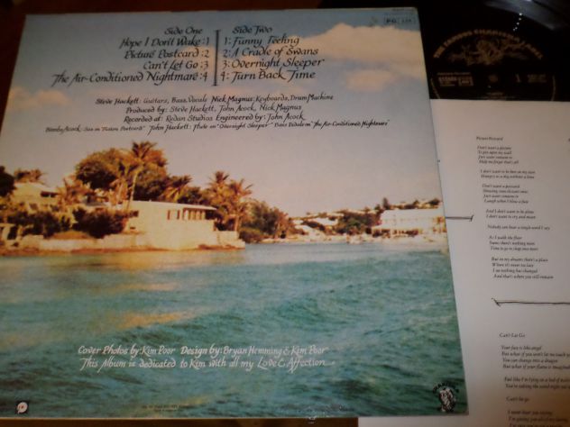 STEVE HACKETT - (Genesis) Cured - LP / 33 giri 1981 Charisma - Foto 2