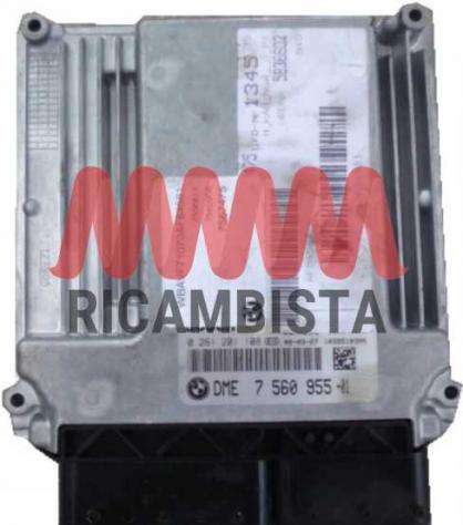 0261201108 7560955 BMW E90 320si centralina motore Bosch