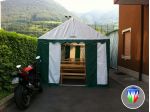 tendostrutture 3 x 6 x 2,2 /3,0 mt per esterno negozi fruttivendoli
