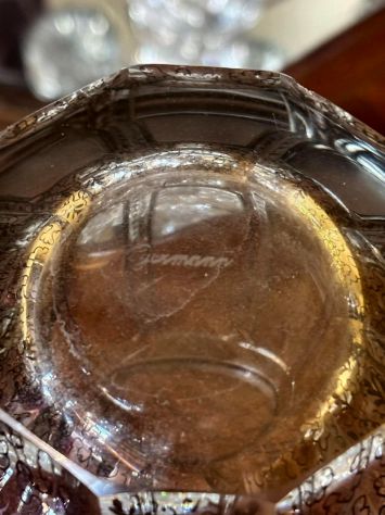Vaso in cristallo molato Art Déco prima metà del 900 - Foto 2