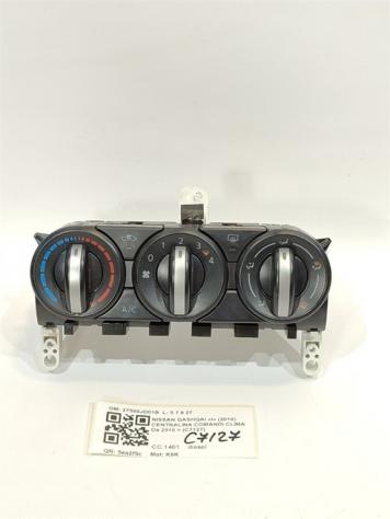 COMANDI CLIMA NISSAN Qashqai 2° Serie 27500JD01B K9K (1013)