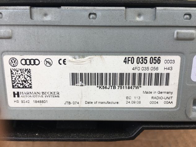 Centralina Unità Radio NAVI / Navigatore MMI GPS Audi Q5 - Foto 5