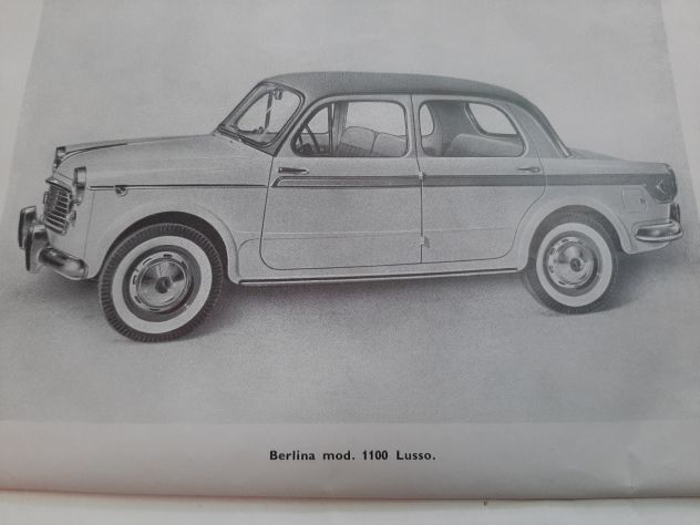 FIAT 1100 NORMALE/LUSSO/FAMILIARE ANNO 1960 ORIGINALE - Foto 2