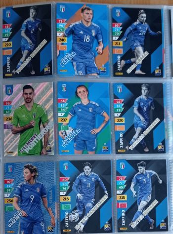 COLLEZIONE Panini Azzurri 2024 Adrenalyn XL 108 cards - Foto 5