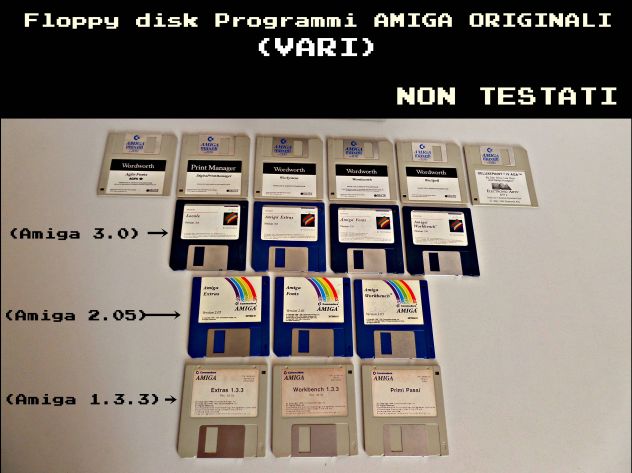 Floppy Disk Amiga (sistema operativo Workbench) VARI