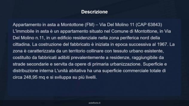 Immobile in asta di 248 m² con più di 5 locali e box auto in vendita a Montottone - Foto 16