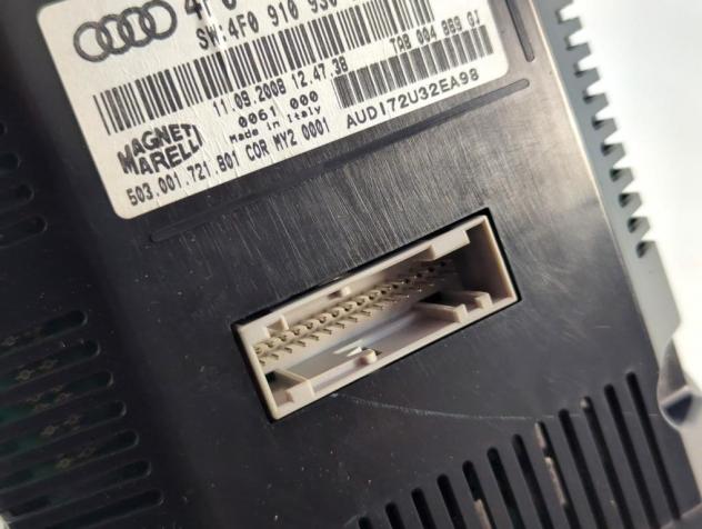 4F0920933J QUADRO STRUMENTI CONTACHILOMETRI AUDI A6 ALLROAD SW 3.0 D 4X4 171KW AUT 5P (2009) RICAMBIO USATO - Foto 5