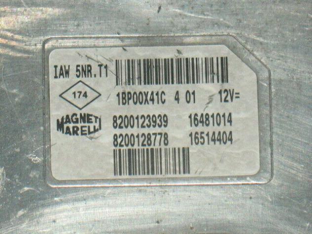 5NR.T1 8200123939 ECU CLIO TWINGO 1.2 IAW 5NR.T1 8200123939 8200128778 - Foto 2
