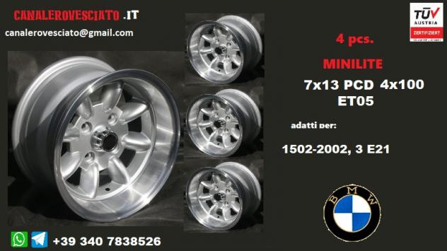 Minilite 7x 13 4x100 et05 bmw