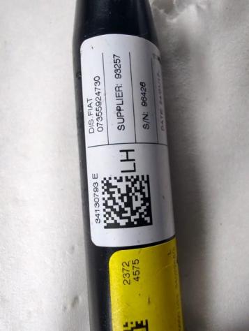 51968381 KIT AIRBAG FIAT 500L 1.3 D 70KW 5M 5P (2017) RICAMBIO USATO CON PRETENSIONATORI E CINTURE DI SICUREZZA, CENTRALINA AIRBAG, AIRBAG VOLANTE GUI - Foto 6