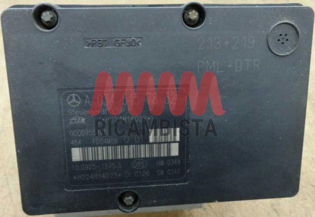 A0345457832 Mercedes Classe C200 CDI centralina gruppo pompa ABS ESP