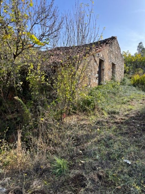 Giungano, Loc. Cerza Nera, terreno di circa 800 mq, con rudere vista mare di 130