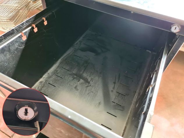 schedario per cartelle a tre cassetti usato - Foto 3