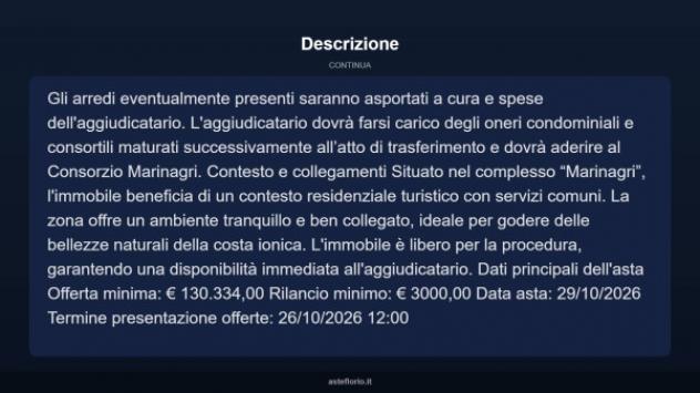 Immobile in asta di 70 m² in vendita a Policoro - Foto 13